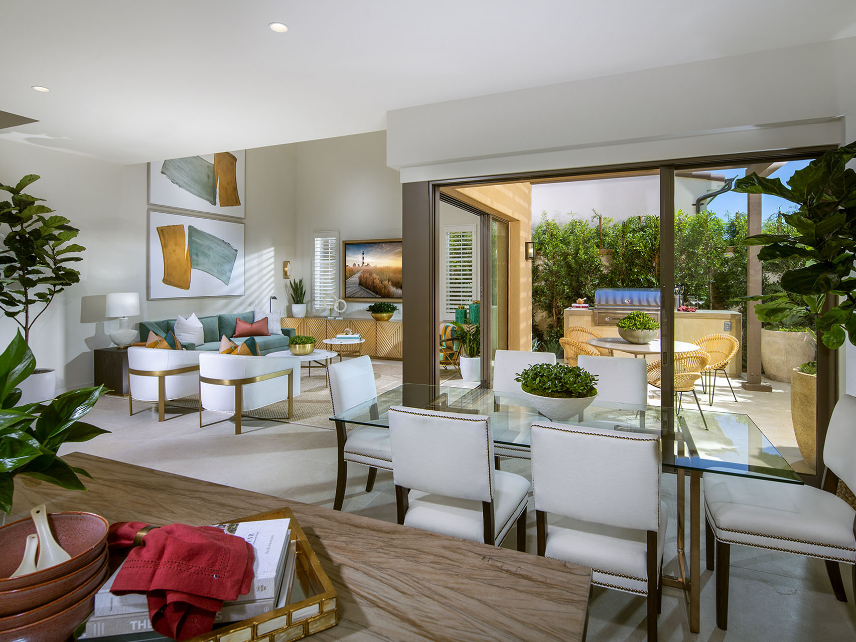 Living room and Dining